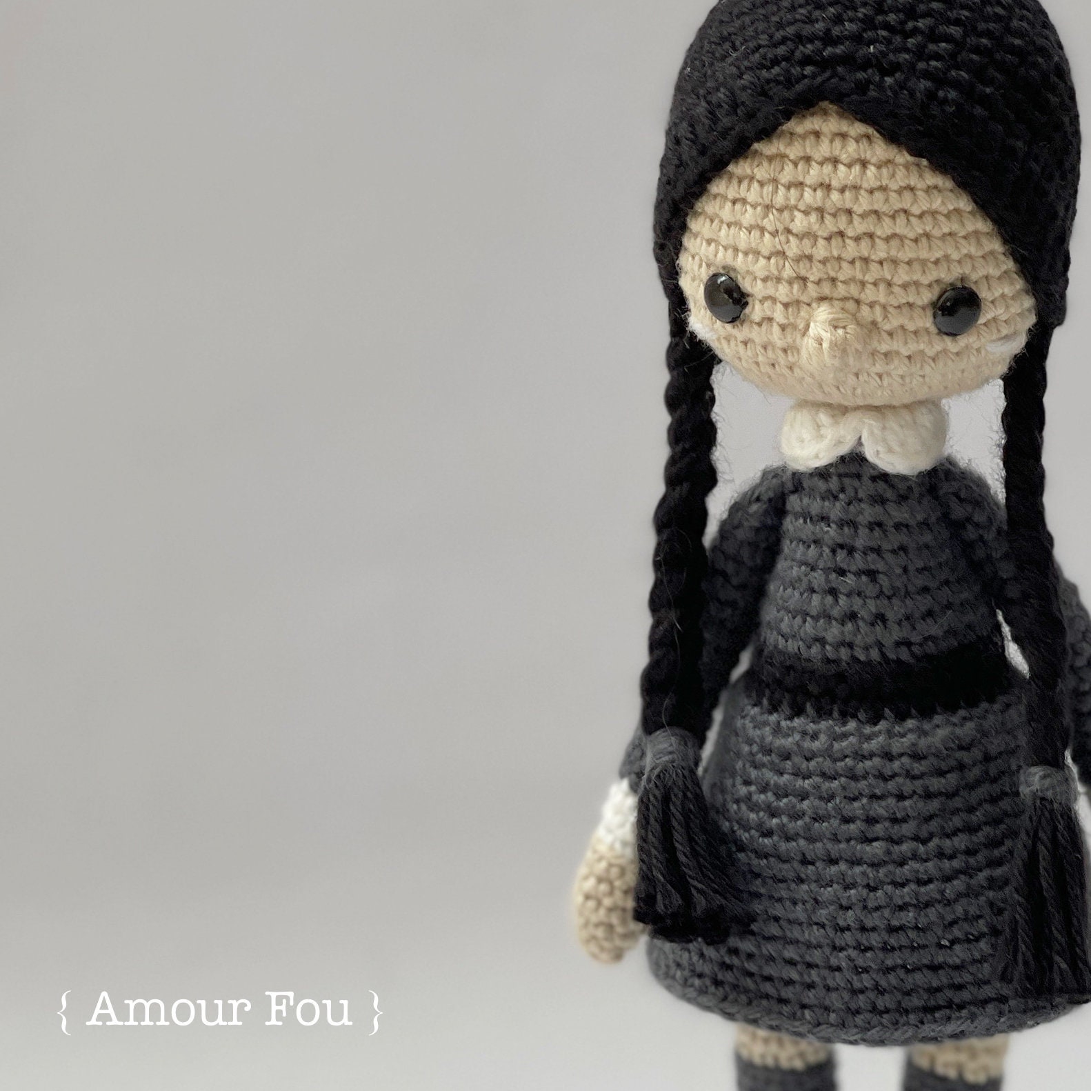 Wednesday Addams - Crochet Pattern by Amour Fou
