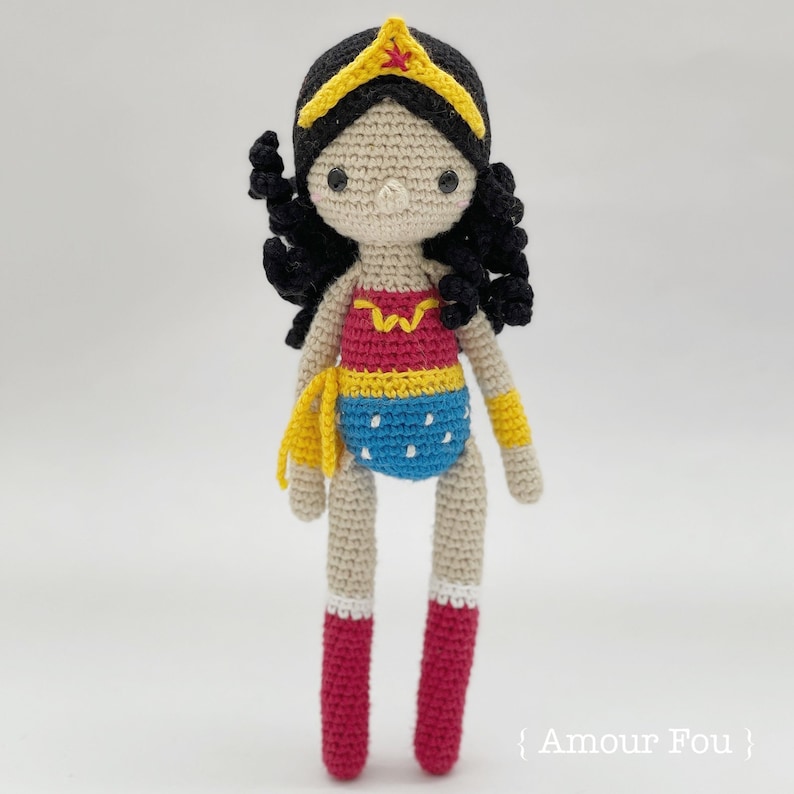 Wonder Woman Crochet Pattern by Amour Fou image 1