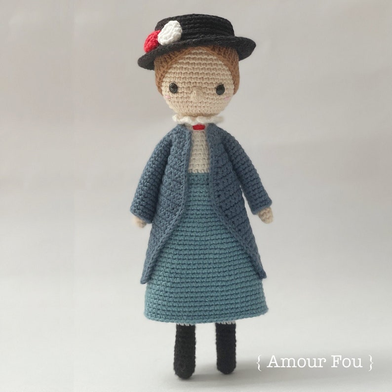 Mary Poppins Crochet Pattern by Amour Fou image 1