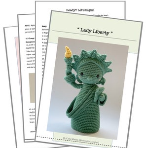 Lady Liberty Crochet Pattern by Amour Fou image 9