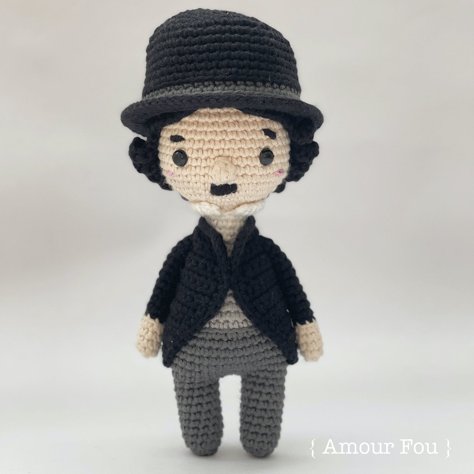 Charlie Chaplin - Crochet Pattern by {Amour Fou}