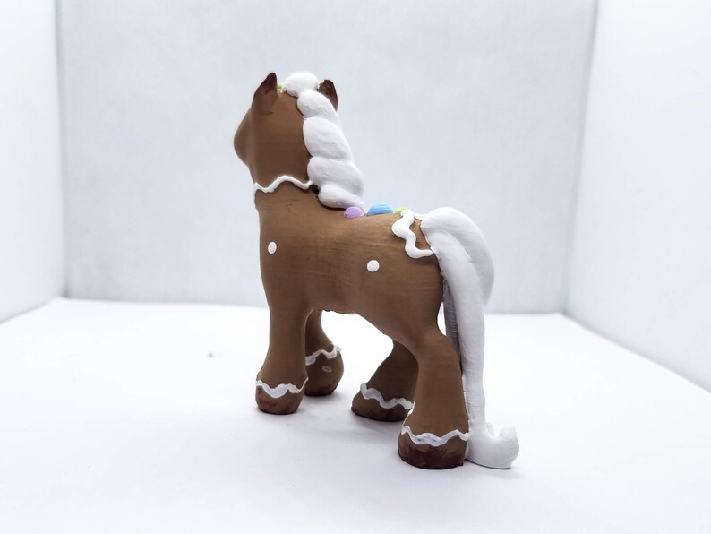 Kawaii Horse Gingerbread Cookie Christmas Ornament or Figurine - Etsy