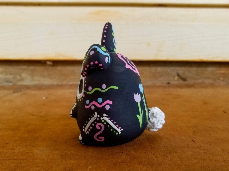 Original Sugar Skull Bunny Figurine Hand Painted 3D Printed - Etsy
