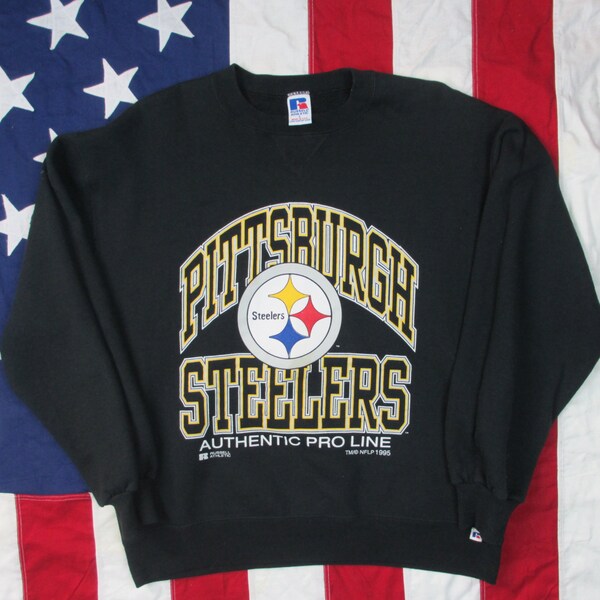 Vintage Pittsburgh Steelers Crewneck Sweatshirt Large