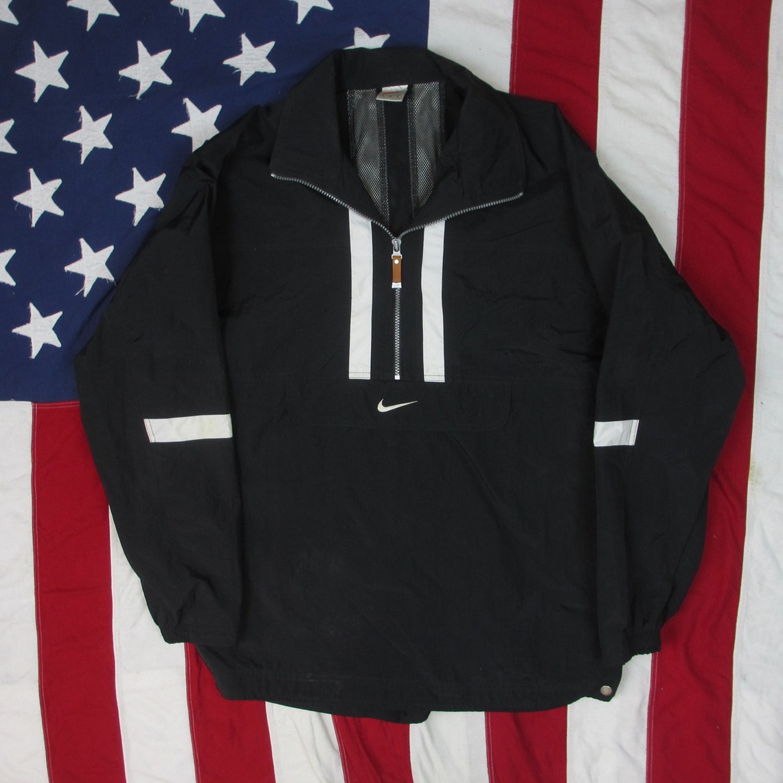 vintage nike half zip pullover jacket