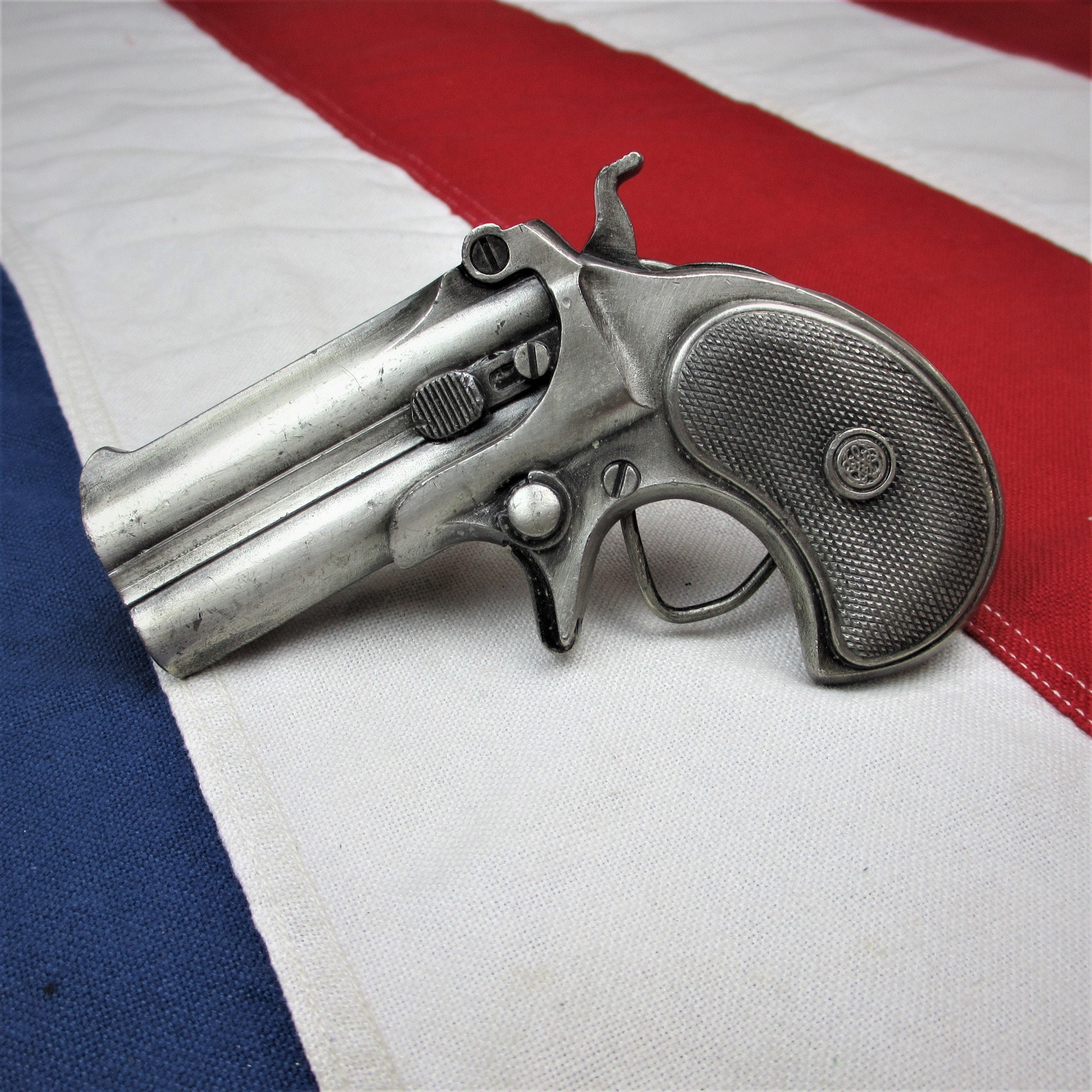 Derringer Belt Buckle for sale Only 2 left at 65