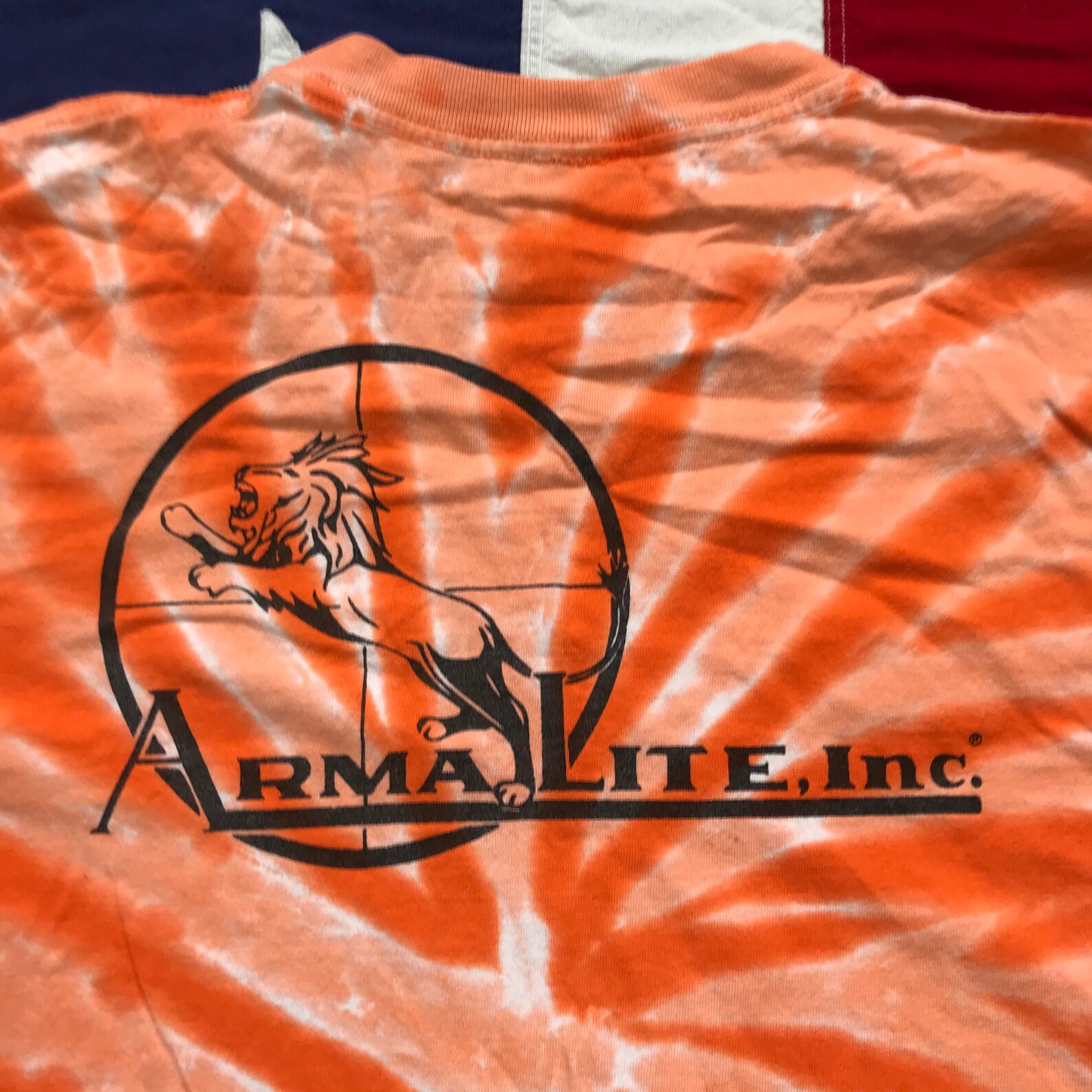 Vintage Armalite Firearms Lion Logo Tie Dyed TShirt Large Etsy