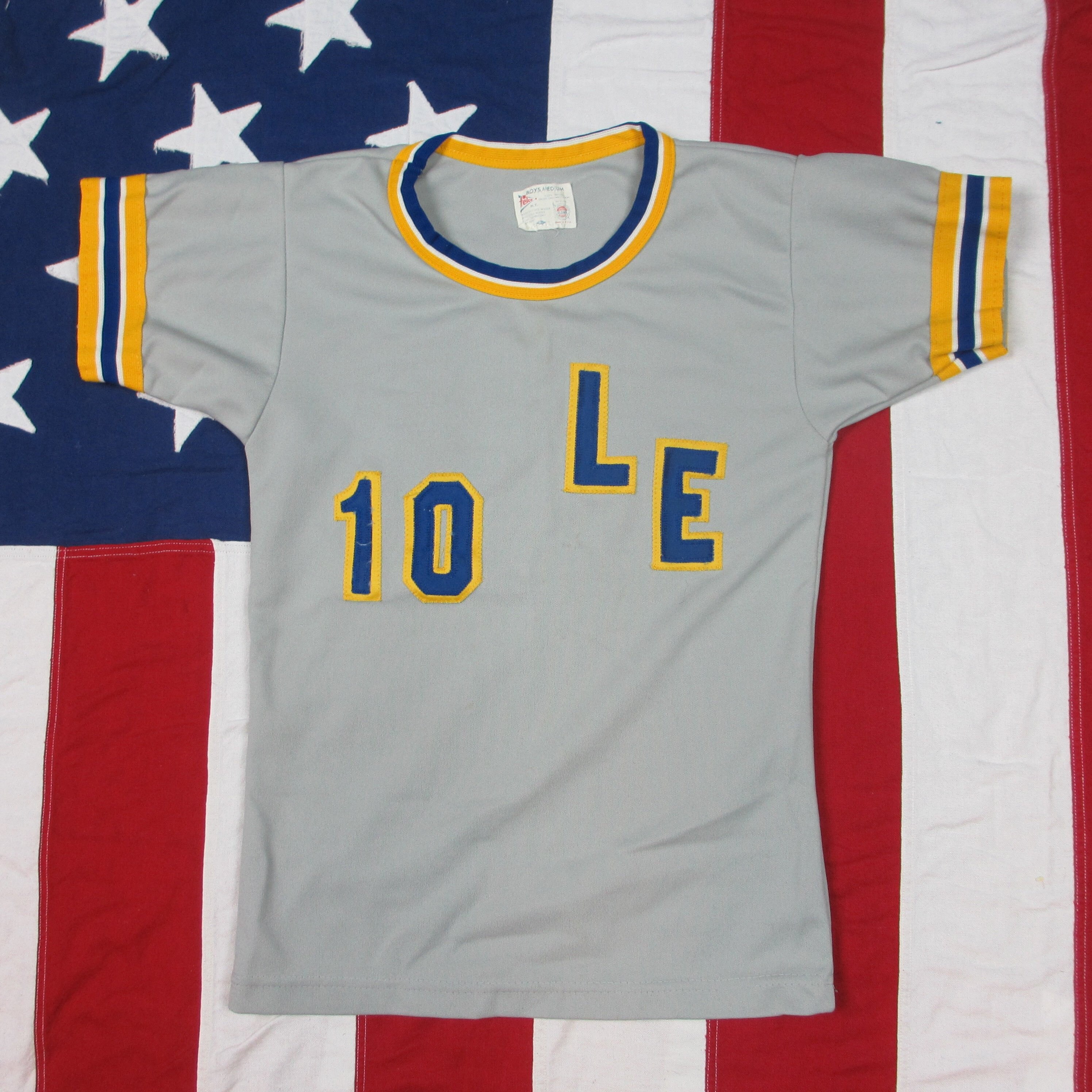 Vintage 1960's Boys Little League 10 LE Baseball Jersey Etsy