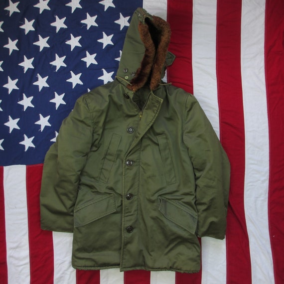 Vintage 1930's Spiegel Brand Snorkel Parka Medium/