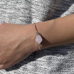 Druzy Bracelet For Women - Bolo Bracelet - Raw Druzy Bracelet - Pink Geode Bracelet Stackable Jewelry Gift For Birthday Christmas 1 pc