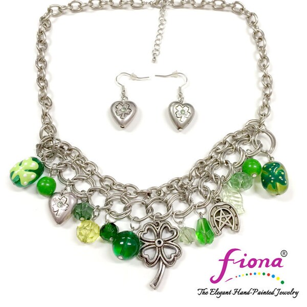 patricks day necklace