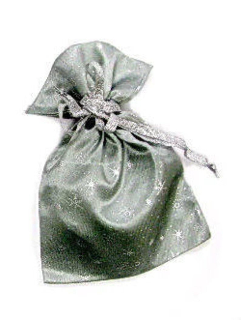 Christmas Organza Bags Satin Pull String Gift Pouch Red Etsy