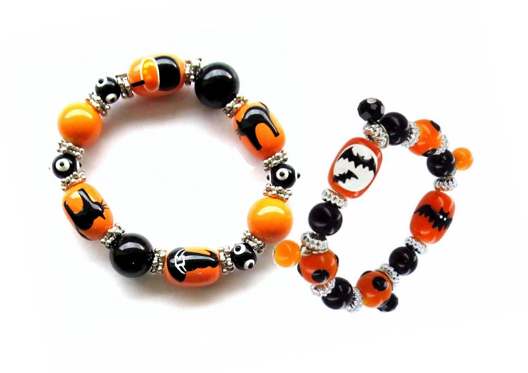 Halloween Bracelets for Girls Gift Set for Mommy and Me Etsy