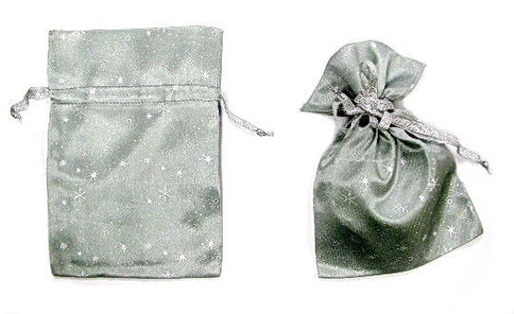silver christmas gift bolsas