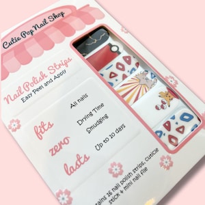 Electrifying nail wrap| Poke| Pika |Anime Nail Strips |nail Stickers |kawaii|diy nail art| anime nail decal| anime nail stickers| Kid nail