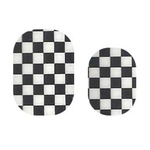 Checkered nail wraps|black white nail stickers|halloween nail wraps| nail stickers| nail stickers wraps