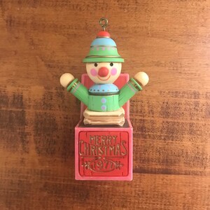 Vintage Poseable Wooden Pinocchio Doll Christmas Holiday Tree Ornament RARE
