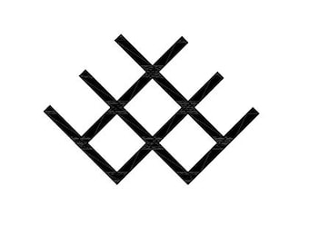 Modern Wine Rack DIY Plan – Digital Download | Woodworking Blueprint for Standard Wine Bottles