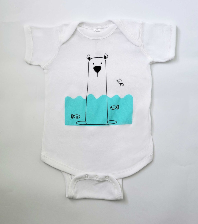 polar bear onesie baby