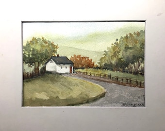 Country Roads 2,  original watercolor