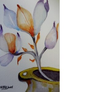 Watercolor Floral, original watercolor,