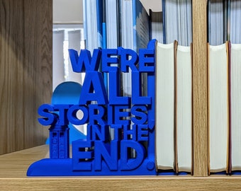 Decorative Lightweight Bookends - Dr Who Inspired - 3D Printed (Tardis)