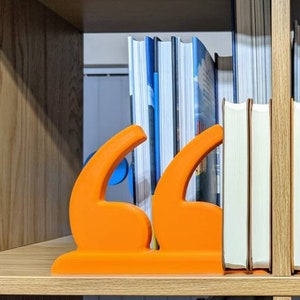 Decorative Lightweight Bookends - Quotation Marks  - 3D Printed