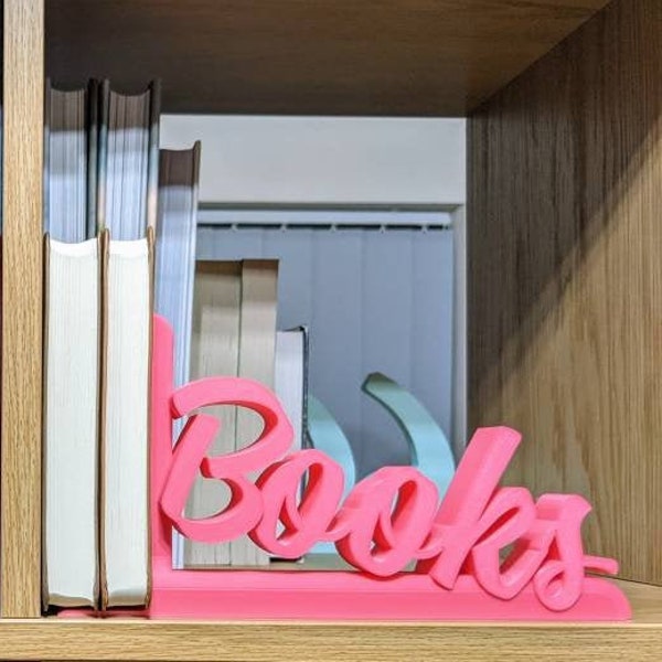 Decorative Lightweight Bookends - Personalised - 3D Printed (Names/Places)