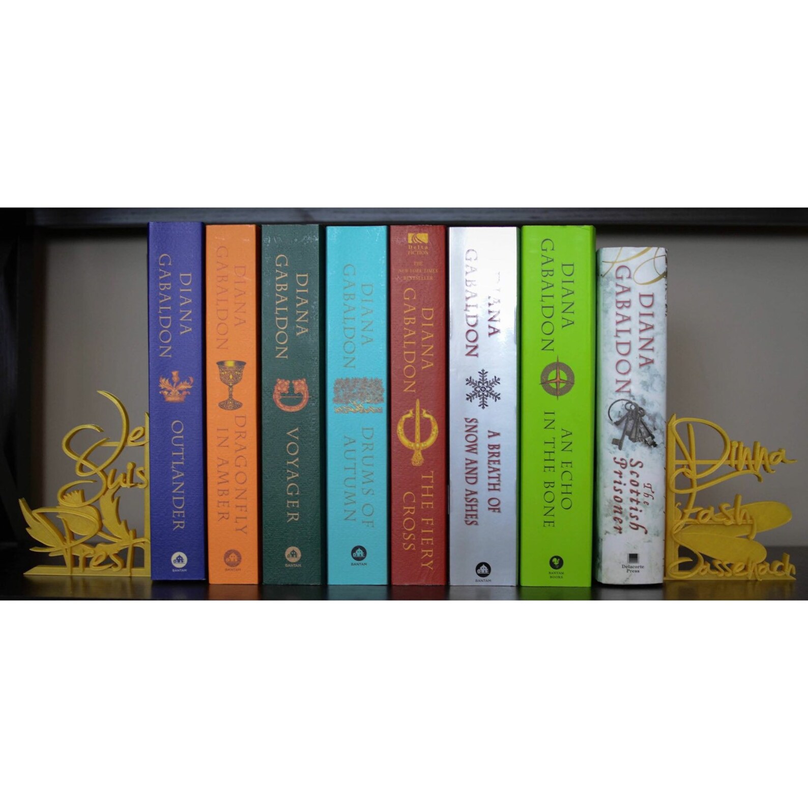 Outlander Series 3D Printed lightweight Decorative Bookends Etsy
