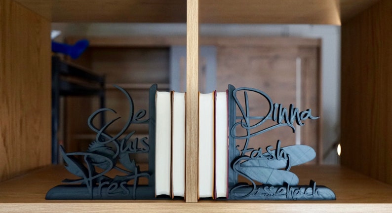 Decorative Lightweight Bookends Outlander inspired 3D Printed image 2