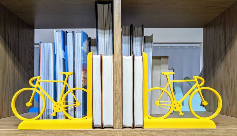 Decorative Lightweight Bookends - Bombing free shipping Outlet SALE Bicycle Printed 3D Bike