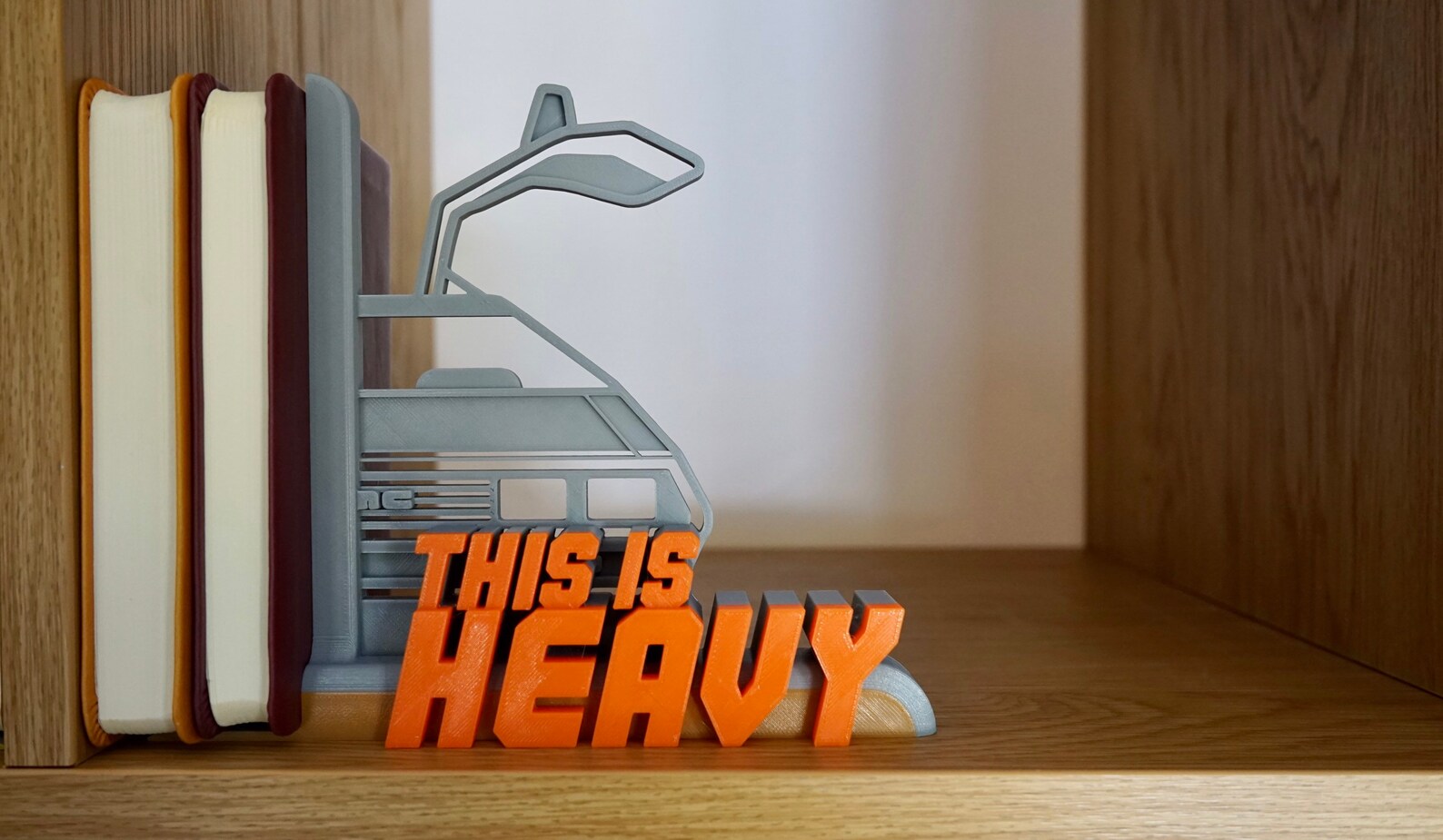 Decorative Lightweight Bookends Back to the Future