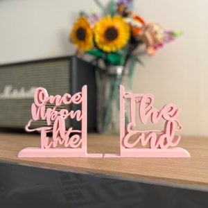 3D Printed Decorative Lightweight Bookends - Once Upon a Time Mini Bookends