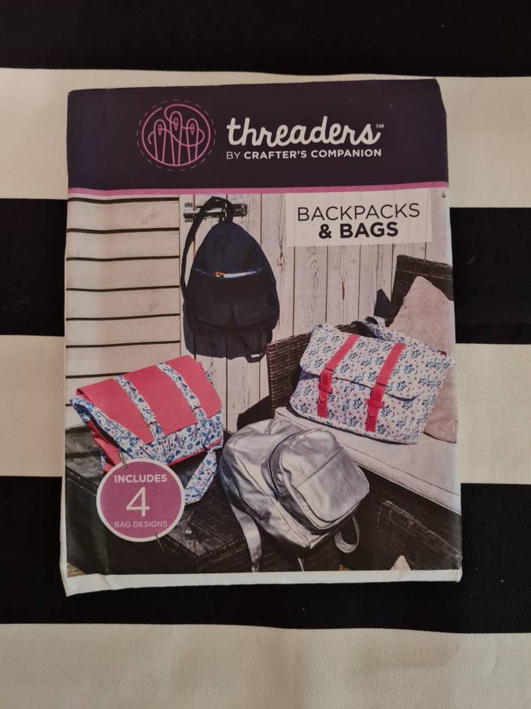 Threaders Sewing Pattern for Backpacks and Bags, UNCUT Etsy UK