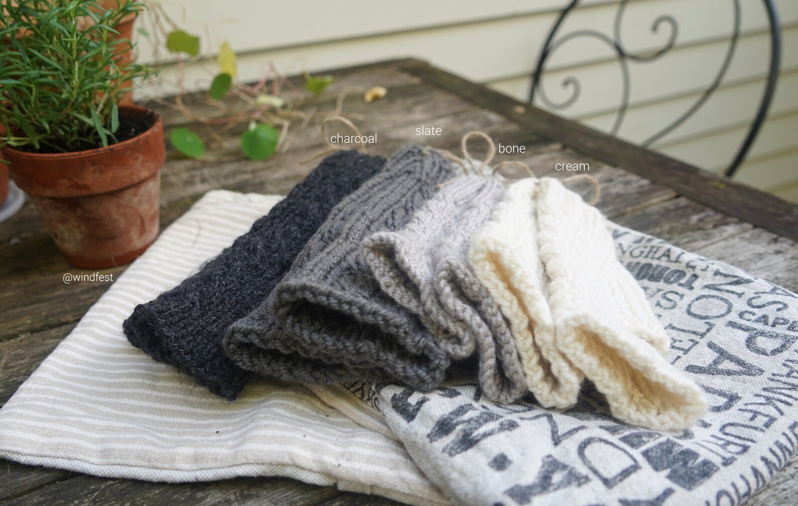 Cableknit Hand Warmers Neutrals Collection Fingerless Etsy