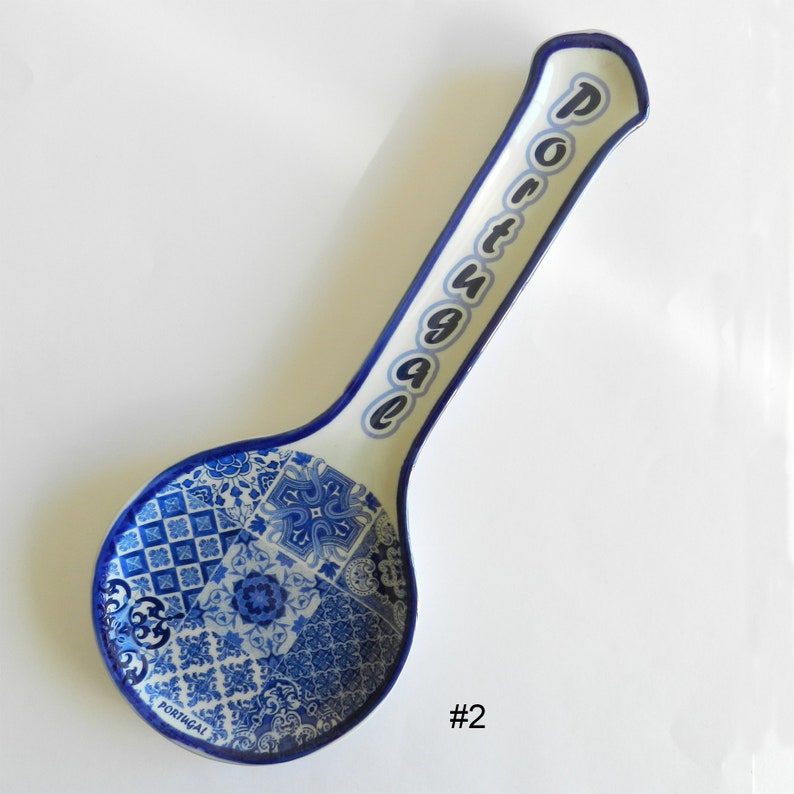 Spoon Rest in Traditional Portuguese Ceramic Etsy