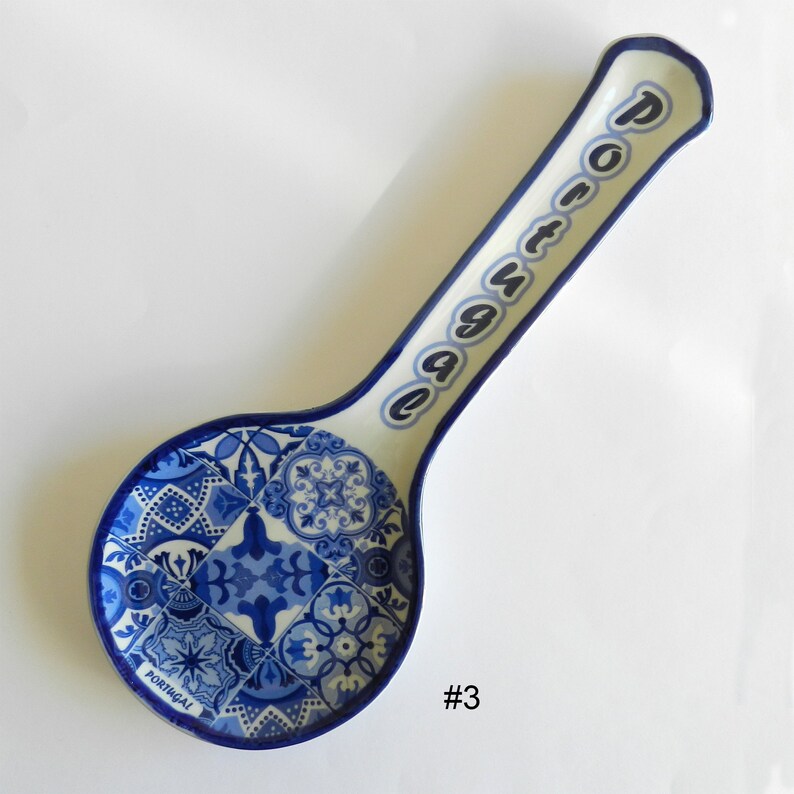 Spoon Rest in Traditional Portuguese Ceramic Etsy