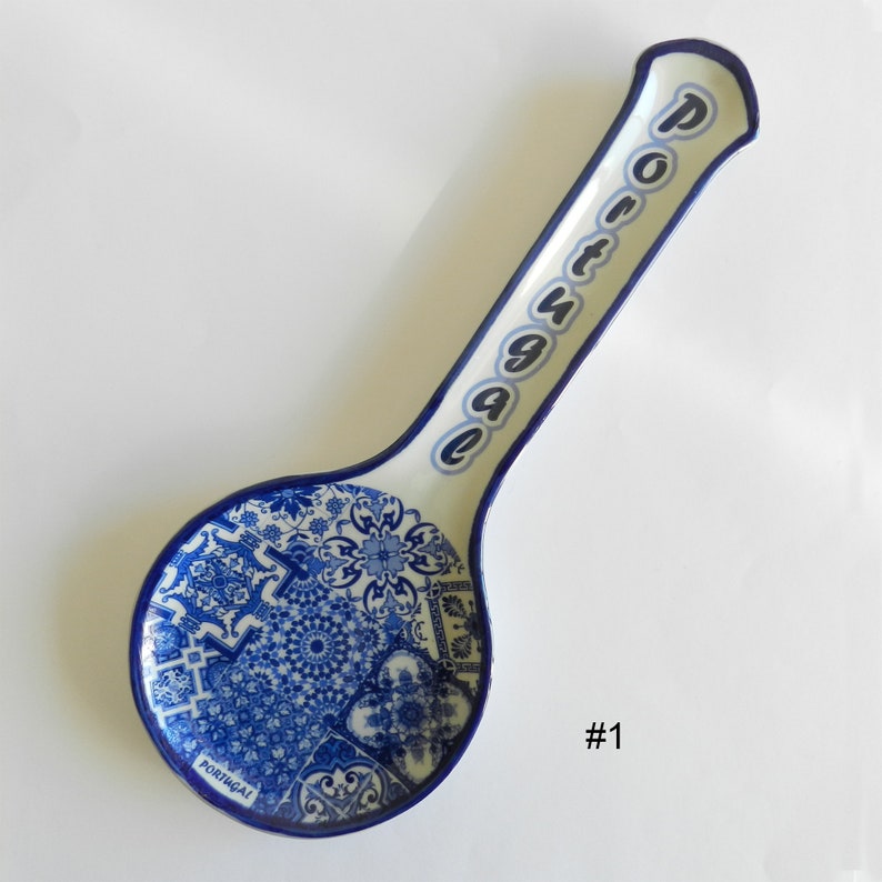 Spoon Rest in Traditional Portuguese Ceramic Etsy