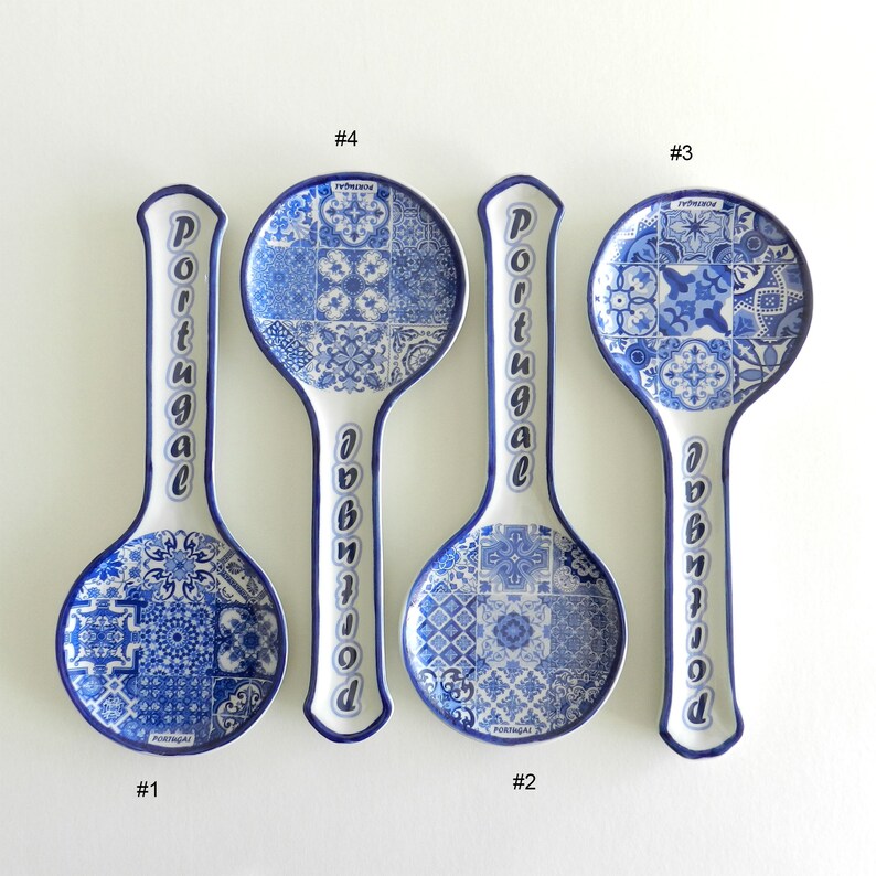 Spoon Rest in Traditional Portuguese Ceramic Etsy