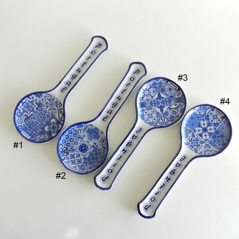 Spoon Rest in Traditional Portuguese Ceramic Etsy