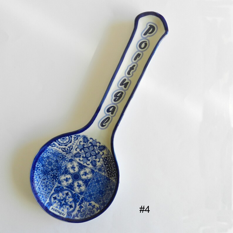 Spoon Rest in Traditional Portuguese Ceramic Etsy