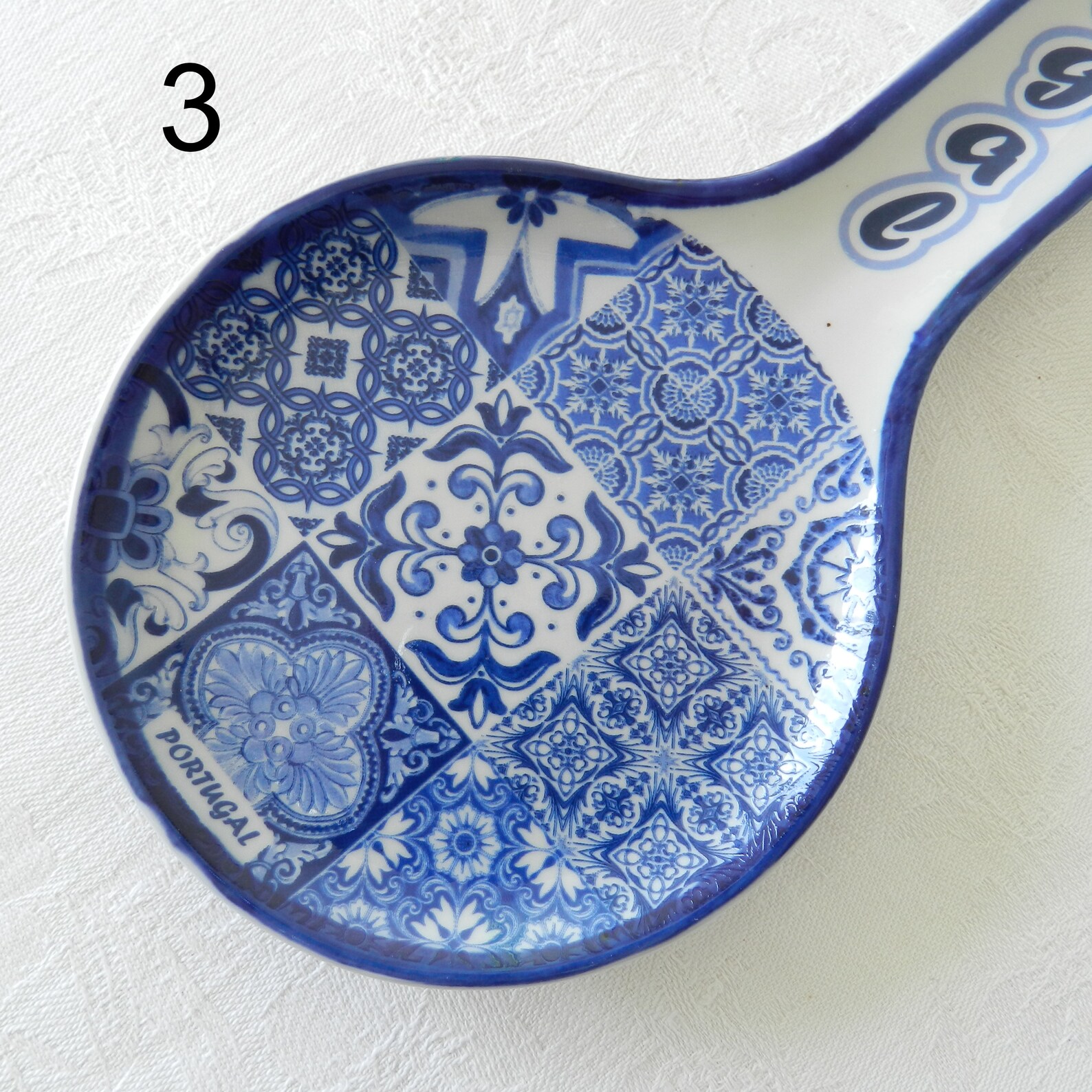 Spoon rest in traditional Portuguese ceramic Etsy