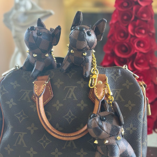 French bulldog/dog keychain purse decor
