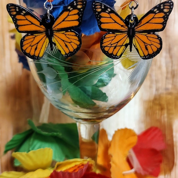 Monarch Butterfly Earrings