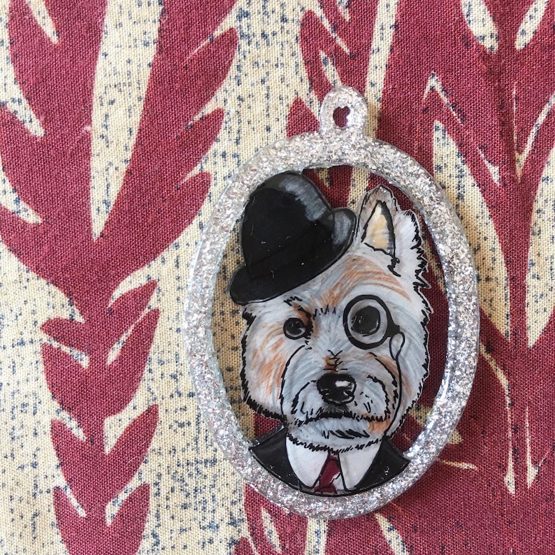 West Highland terrier pendant necklace