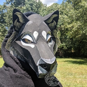 Kistune Fox Mask Digital Pattern For Eva Foam Video Tutorial Etsy