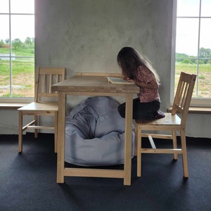 Murphy desk - Drop leaf table - Dining table - Drop down desk - Collapsible workstation - Space saving table - Fold-out desk