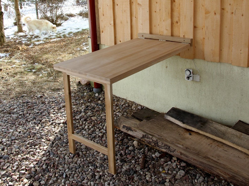 Wall Mounted Folding Table Murphy Dining Drop Down Desk