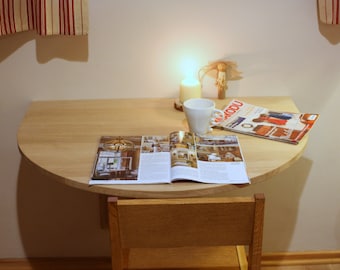 Neerklapbaar bureau Wandgemonteerde klaptafel Wandgemonteerd bureau Keukentafel Bijzettafel Ruimtebesparende tafel Zwevende tafel