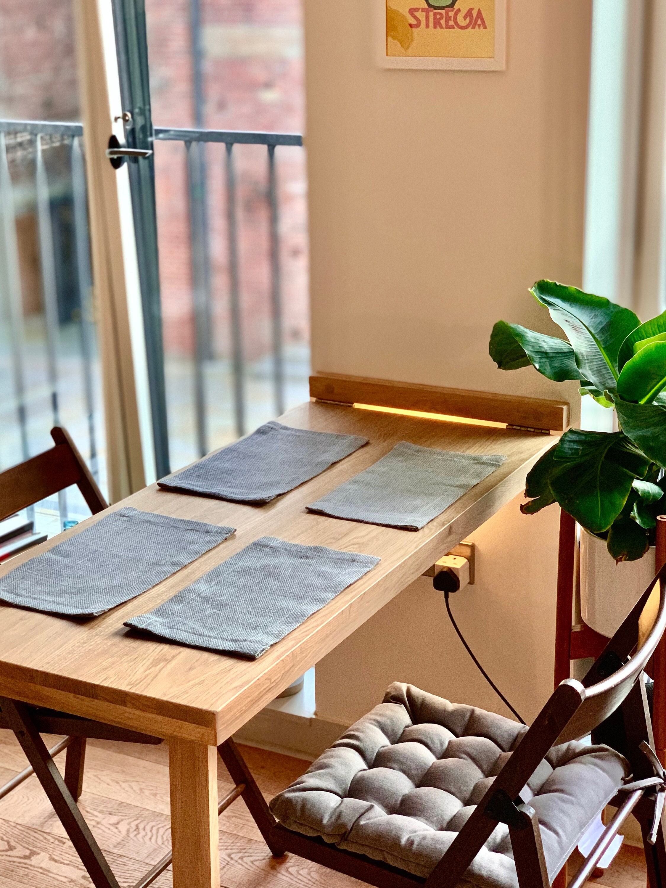 Mesa plegable montada en la pared mesa montada en la pared mesa murphy mesa  de comedor escritorio desplegable mesa plegable de pared mesa plegable -   México